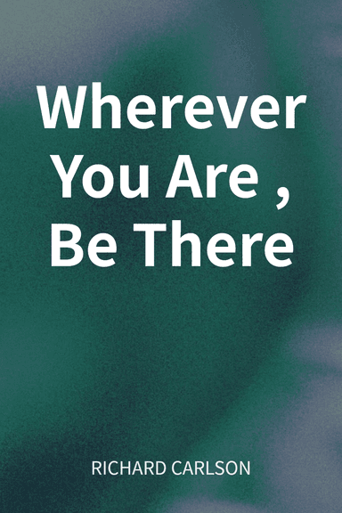 Wherever You Are, Be There cover