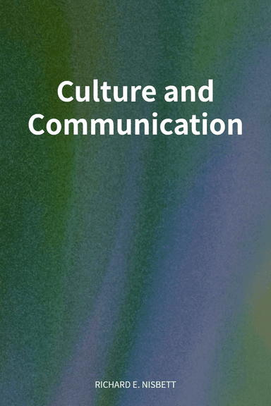 Culture and Communication cover