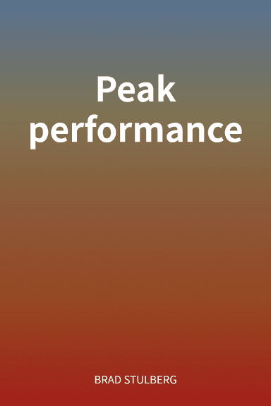 Peak performance cover