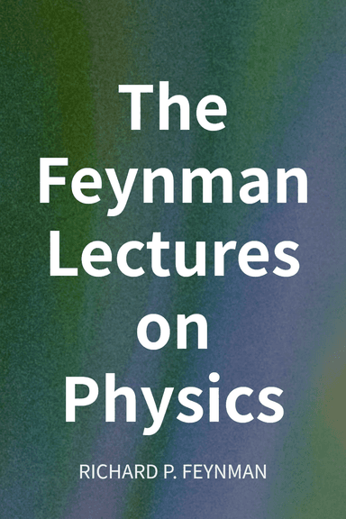 The Feynman Lectures on Physics cover