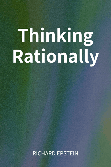 Thinking Rationally cover
