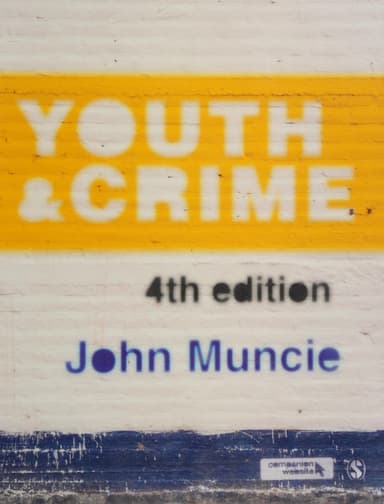 Youth and Crime cover