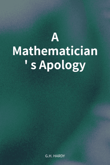 A Mathematician's Apology cover
