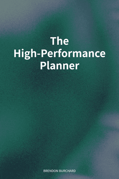 The High-Performance Planner cover