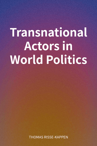 Transnational Actors in World Politics cover