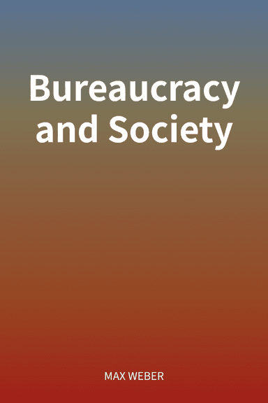 Bureaucracy and Society cover