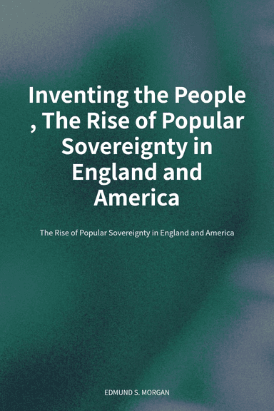 Inventing the People, The Rise of Popular Sovereignty in England and America cover