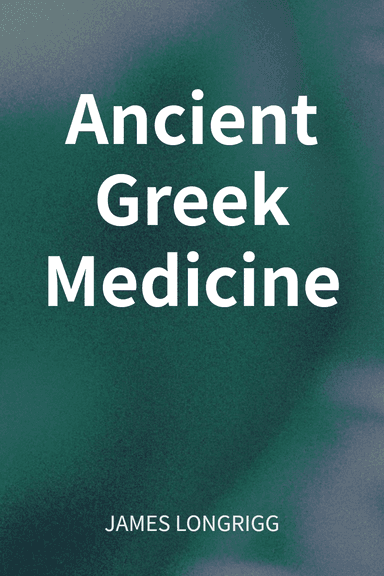 Ancient Greek Medicine cover