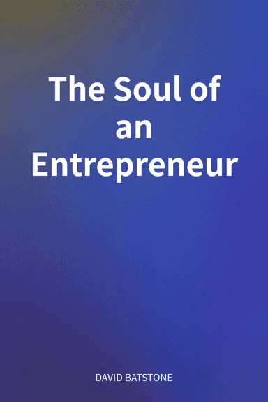 The Soul of an Entrepreneur cover