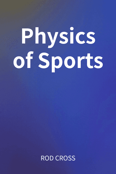 Physics of Sports cover