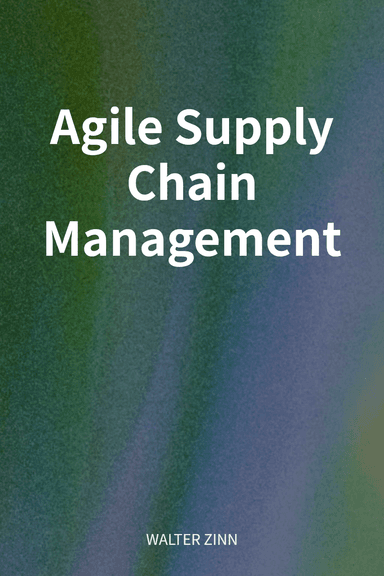 Agile Supply Chain Management cover
