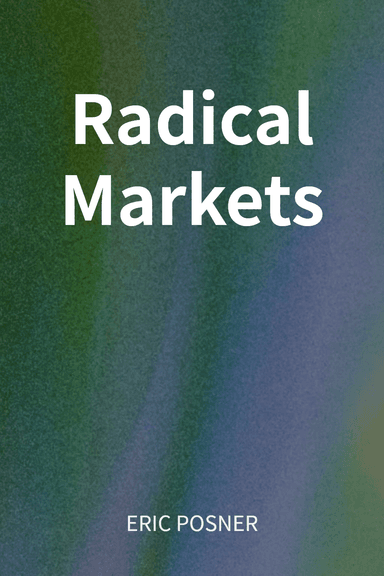 Radical Markets cover