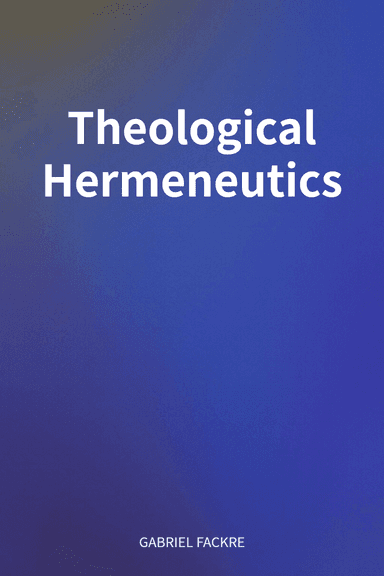 Theological Hermeneutics cover