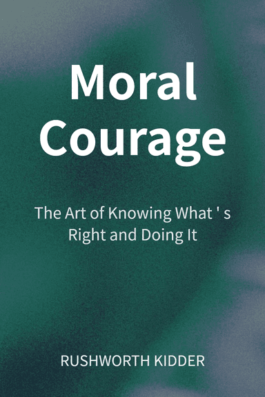 Moral Courage cover