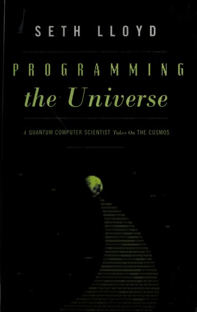 Programming the universe cover