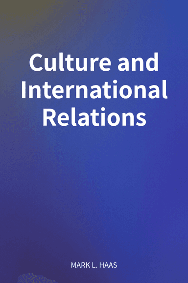 Culture and International Relations cover
