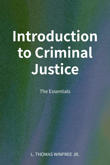 Introduction to Criminal Justice cover