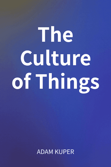 The Culture of Things cover