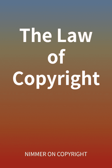 The Law of Copyright cover