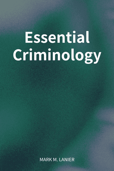 Essential Criminology cover