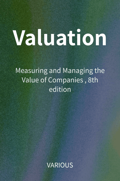 Valuation cover