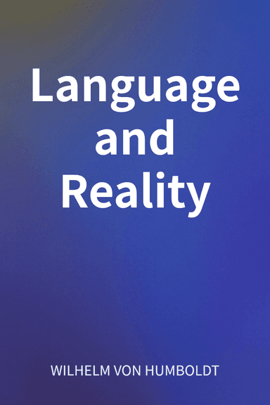 Language and Reality cover