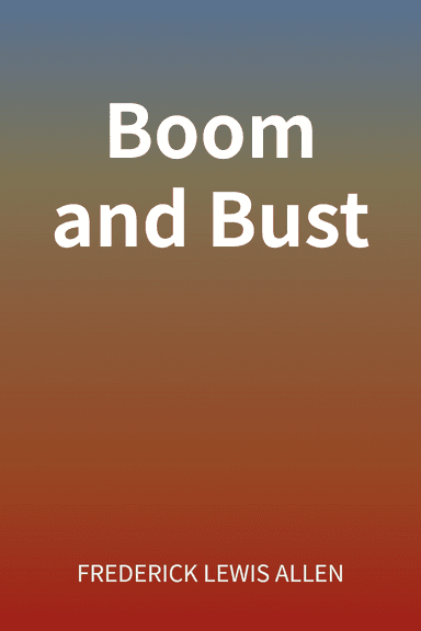 Boom and Bust cover