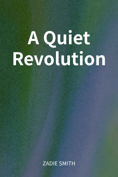 A Quiet Revolution cover