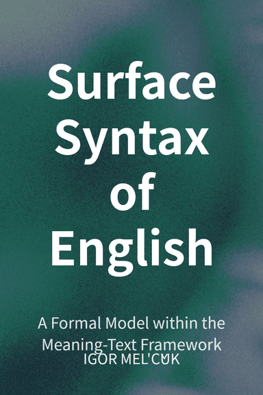 Surface Syntax of English cover