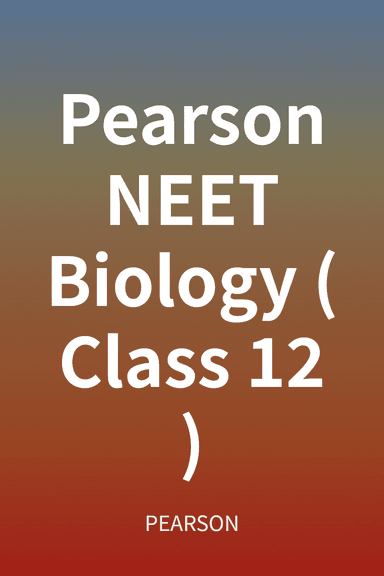 Pearson NEET Biology (Class 12) cover