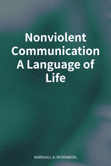 Nonviolent Communication A Language of Life cover