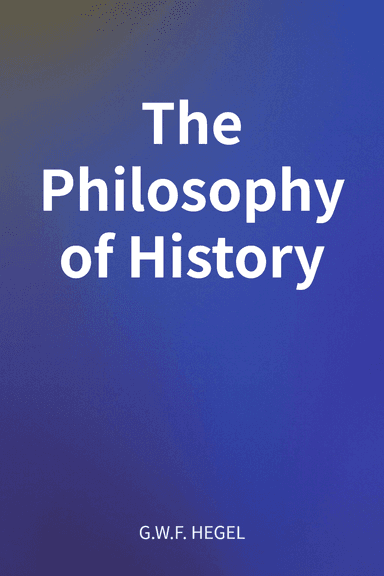 The Philosophy of History cover