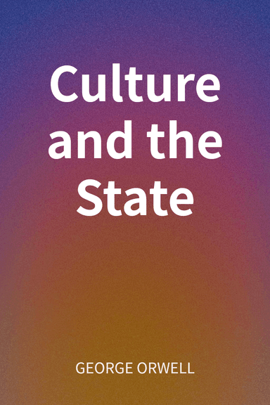 Culture and the State cover