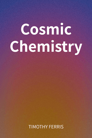 Cosmic Chemistry cover
