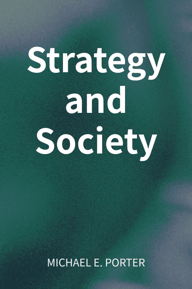Strategy and Society cover