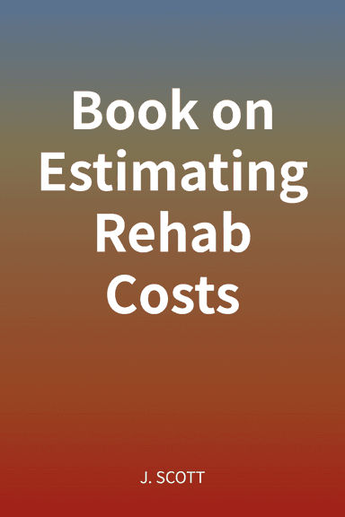 Book on Estimating Rehab Costs cover