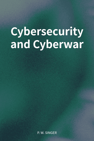 Cybersecurity and Cyberwar cover