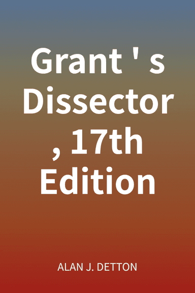 Grant's Dissector, 17th Edition cover