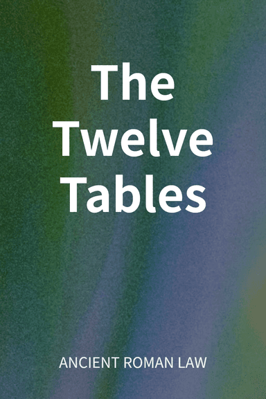 The Twelve Tables cover