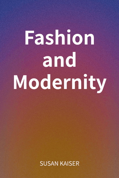 Fashion and Modernity cover