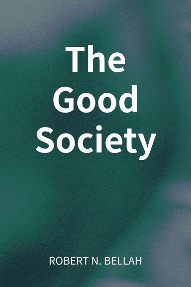 The Good Society cover