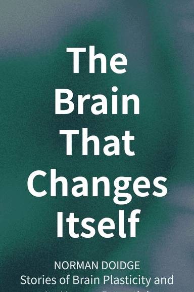 The Brain That Changes Itself cover