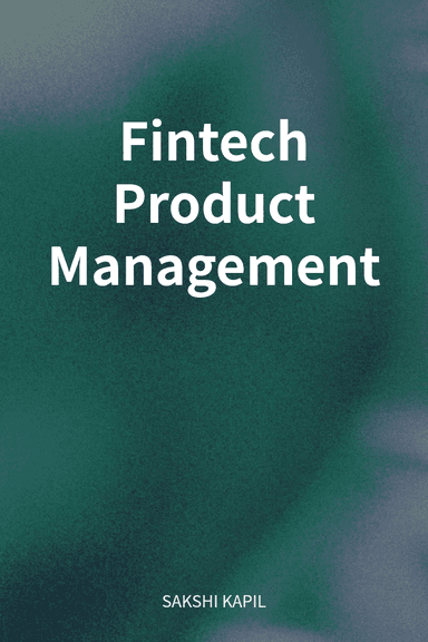 Fintech Product Management cover