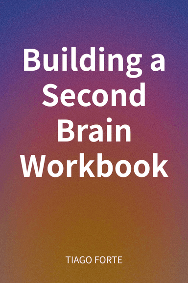 Building a Second Brain Workbook cover