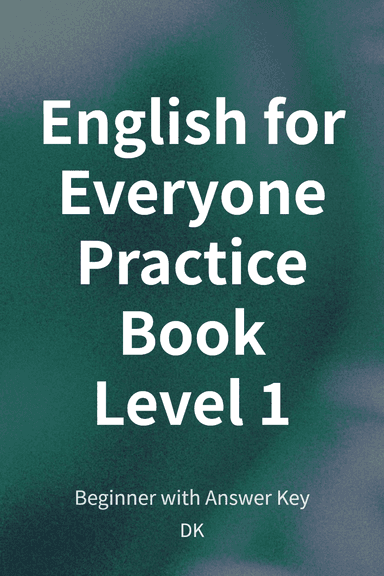 English for Everyone Practice Book Level 1 cover