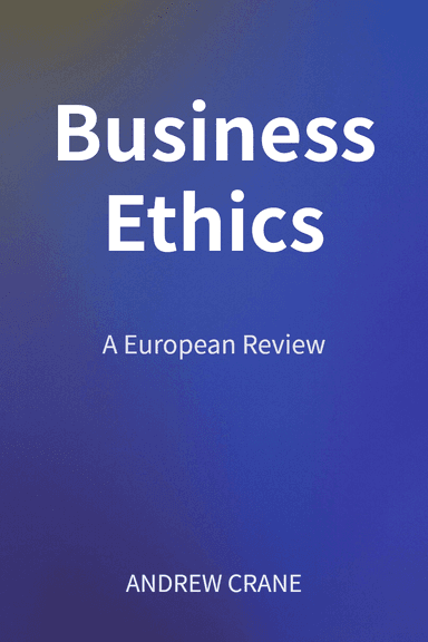Business Ethics cover