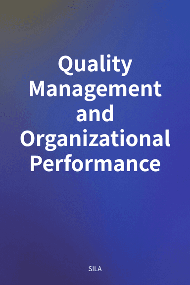 Quality Management and Organizational Performance cover