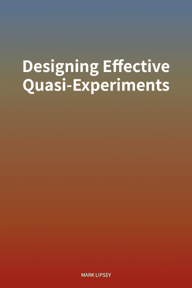 Designing Effective Quasi-Experiments cover