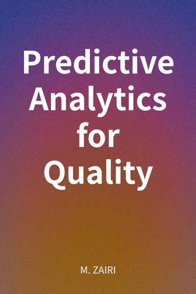 Predictive Analytics for Quality cover
