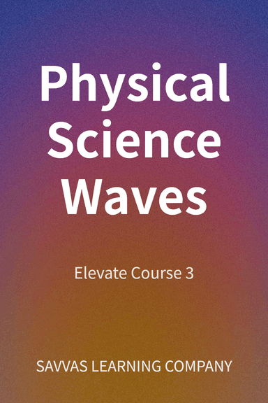 Physical Science Waves cover